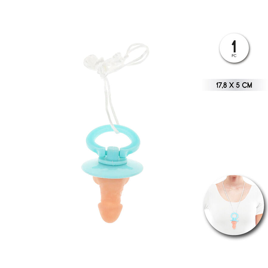 Accessorio Festa Ciuccio a Forma di Pene Diablo Picante — 17,8 cm