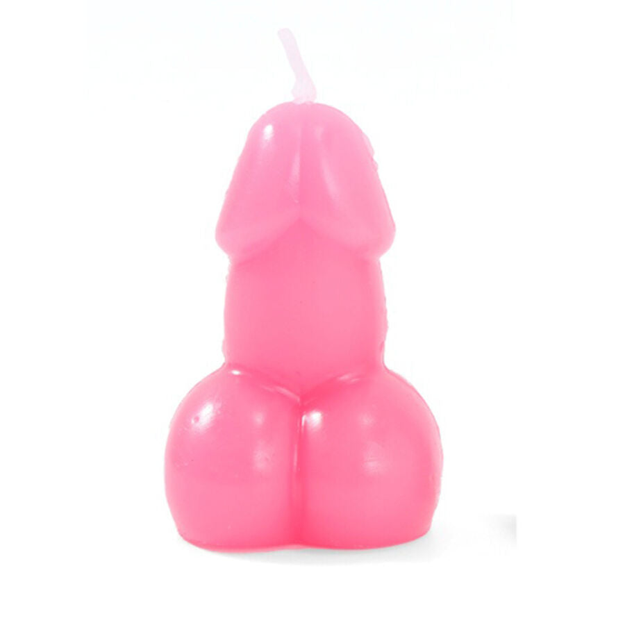 Candela a Forma di Pene Diablo Picante — Fucsia