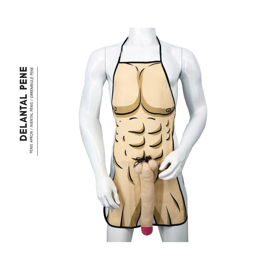 Grembiule Pene 3D Diablo Picante — Accessorio Party Adulti