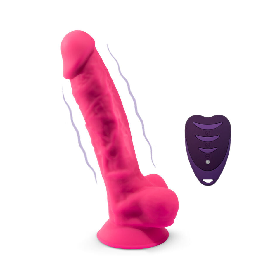 Vibratore Realistico Silexd Modello 18 Rosa — Con Telecomando