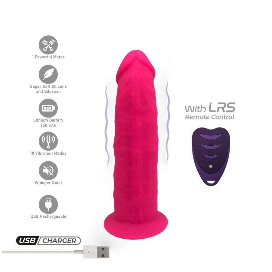 Dildo Realistico Silexd Model 2 Telecomando — Rosa