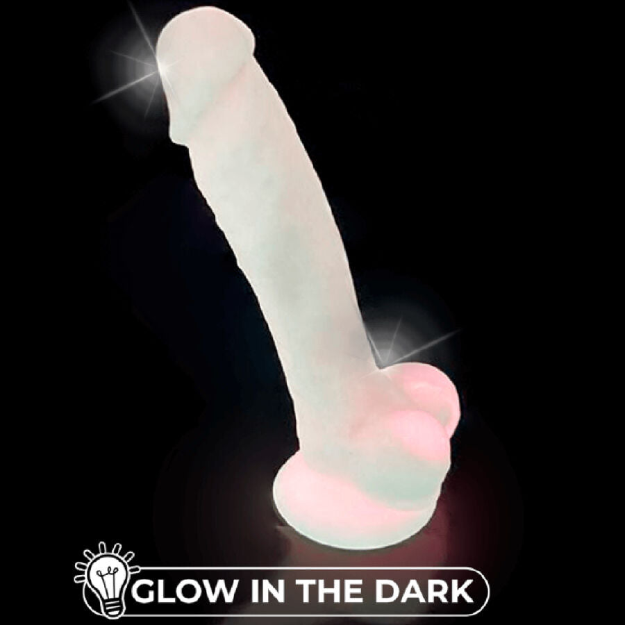Dildo Realistico SILEXD Modello 1 Silexpan — Rosa Fluorescente