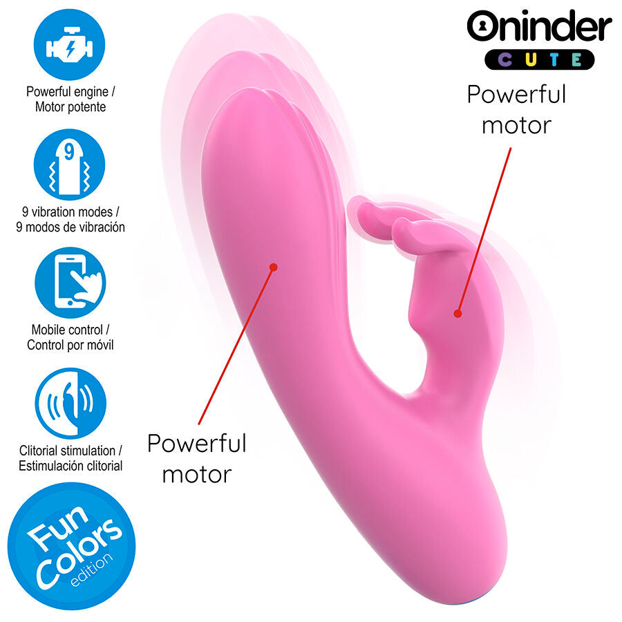 Vibratore Rabbit App Oninder Cute — Punto G e Clitoride