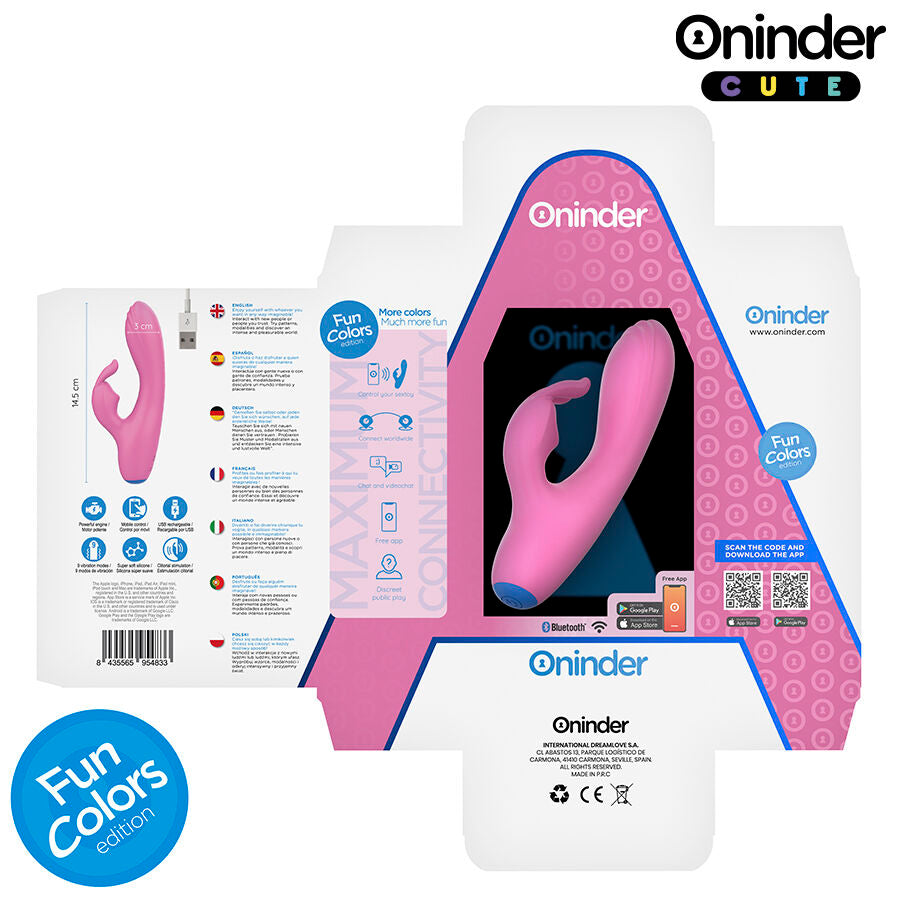 Vibratore Rabbit App Oninder Cute — Punto G e Clitoride