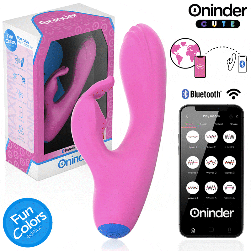 Vibratore Rabbit App Oninder Cute — Punto G e Clitoride