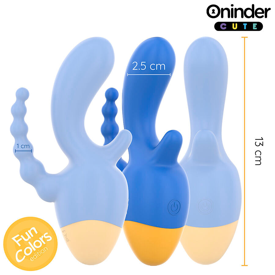 Vibratore Rabbit Triplo Oninder Cute Love 3 Some — App