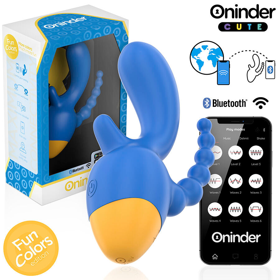 Vibratore Rabbit Triplo Oninder Cute Love 3 Some — App
