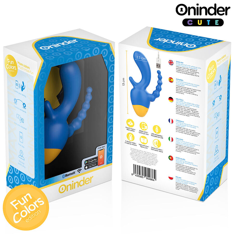 Vibratore Rabbit Triplo Oninder Cute Love 3 Some — App
