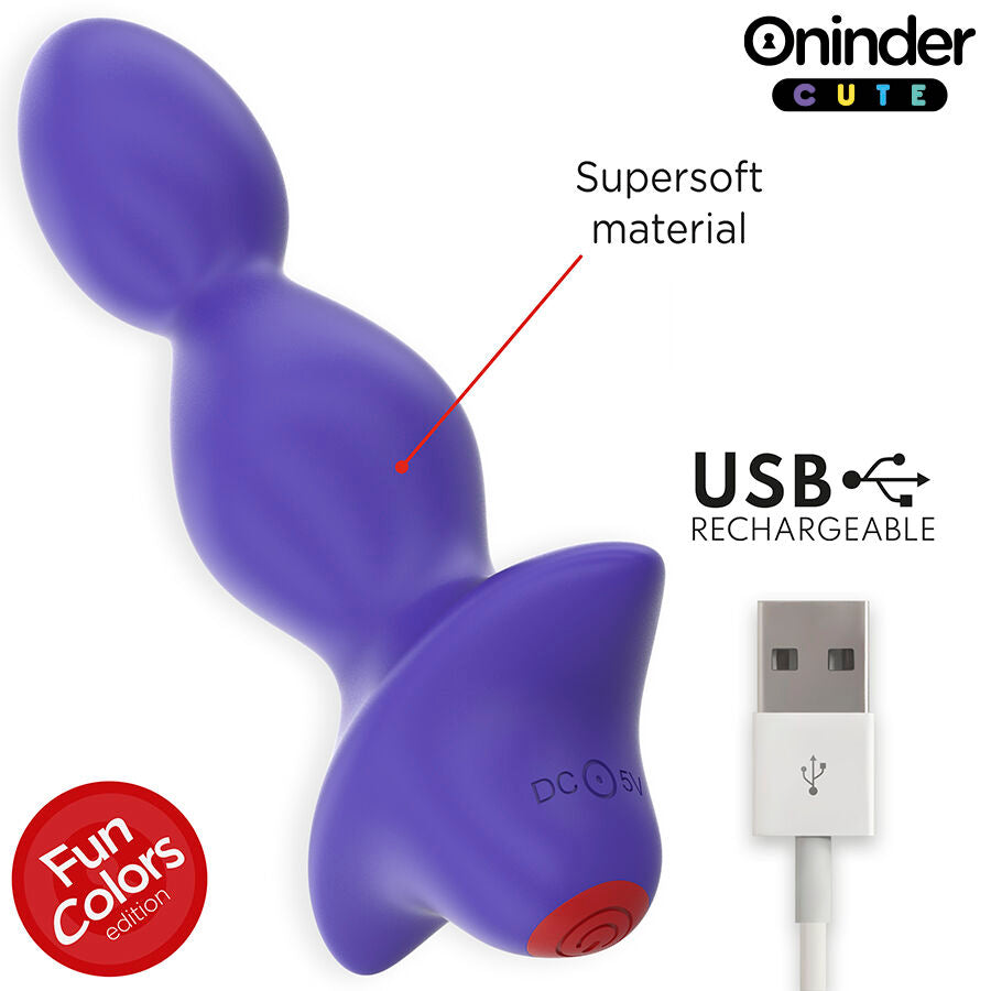 Plug Anale Vibrante con App Oninder Cute — Controllo Remoto