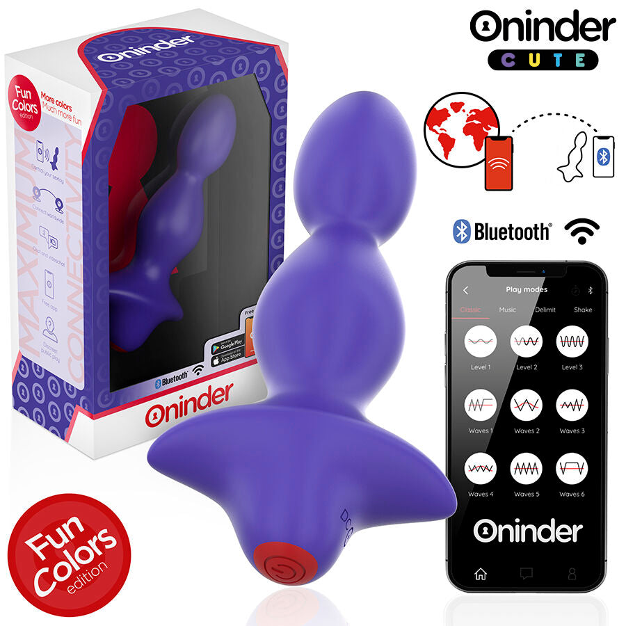 Plug Anale Vibrante con App Oninder Cute — Controllo Remoto