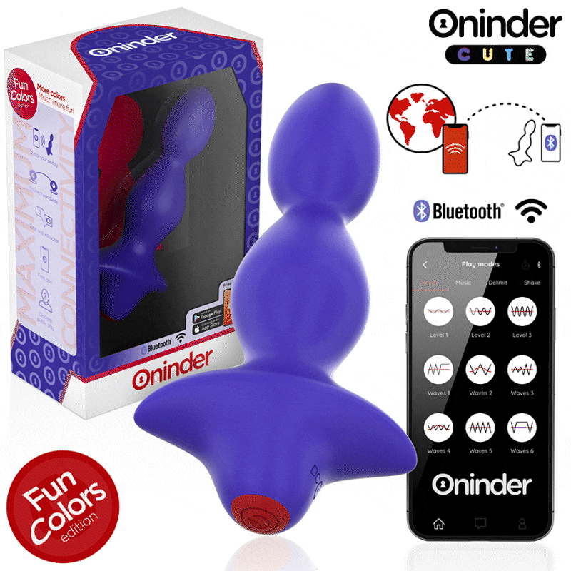 Plug Anale Vibrante con App Oninder Cute — Controllo Remoto