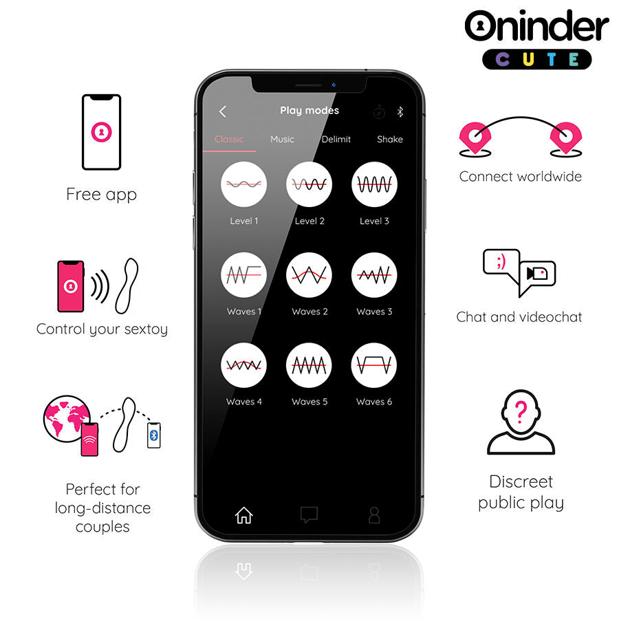 Vibratore Punto G con App Oninder Cute Love Buddy Master