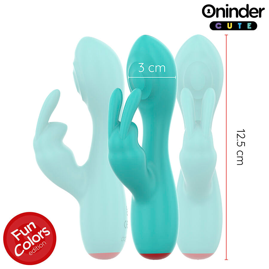 Vibratore Rabbit con App Oninder Cute — Doppia Stimolazione
