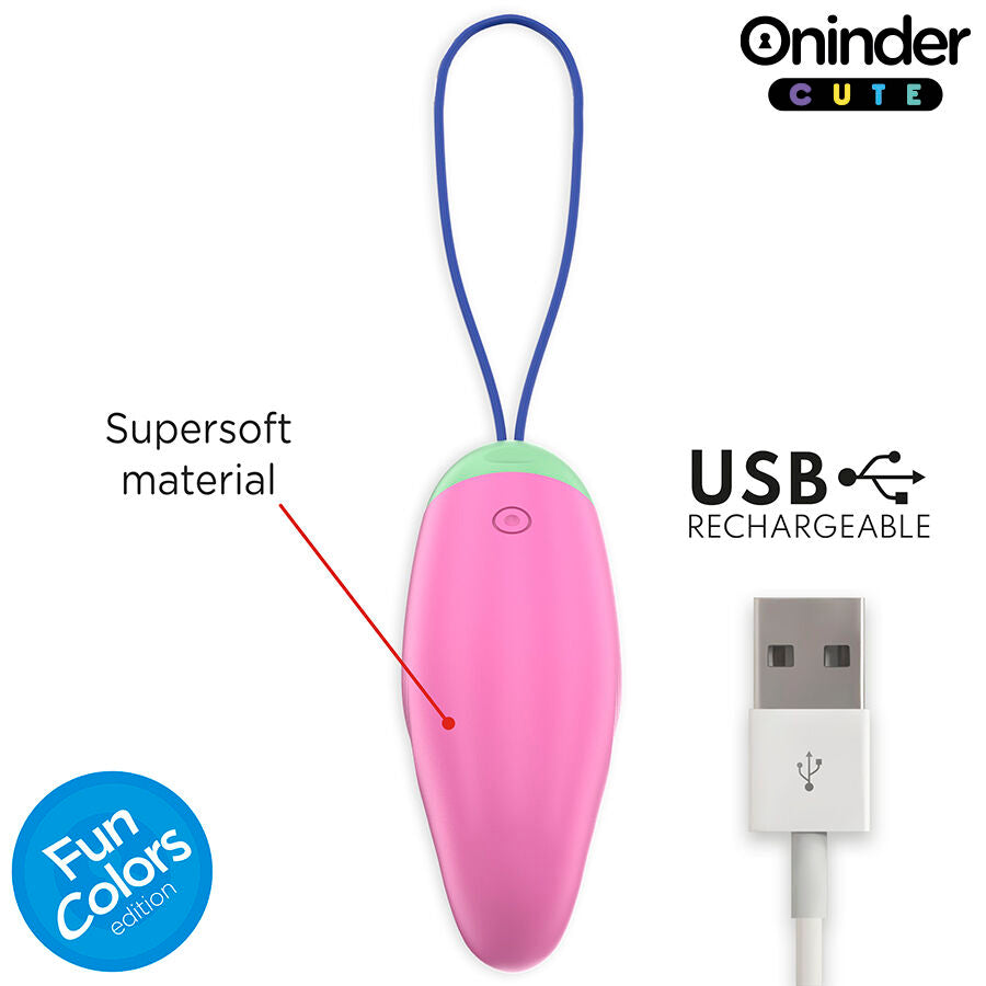 Uovo Vibrante con App Oninder Cute — 9 Modalità, Rotazione 360°