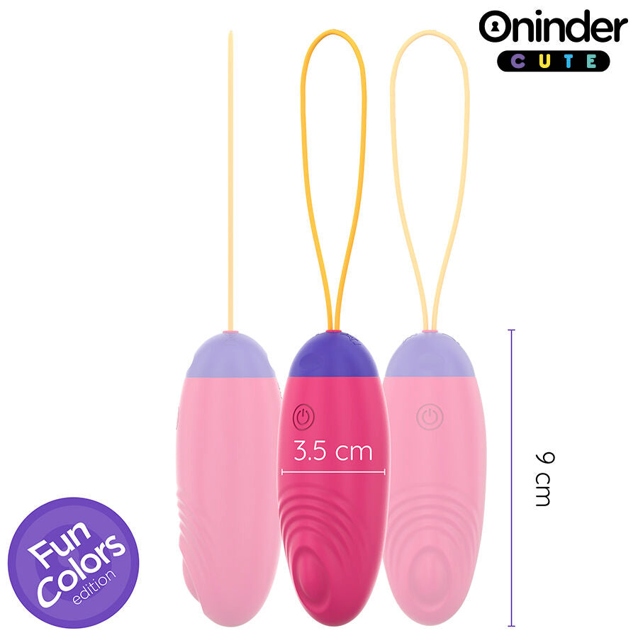Uovo Vibrante con App Oninder Cute — 9 Modalità, Silicone