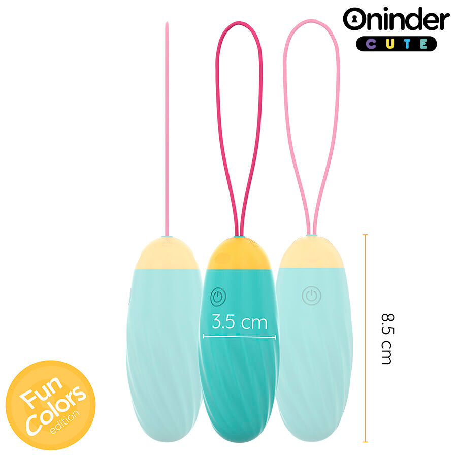 Uovo Vibrante con App Oninder Cute — Perline Rotanti, 9 Modalità