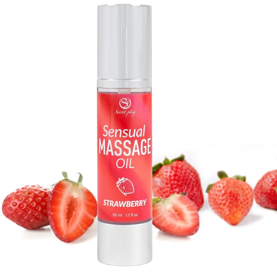Olio da Massaggio Erotico Secretplay — Aroma Fragola