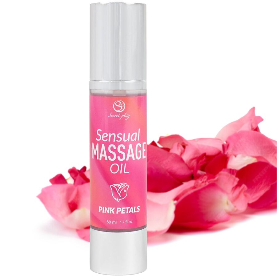 Olio da Massaggio Erotico Secretplay — Petali di Rosa