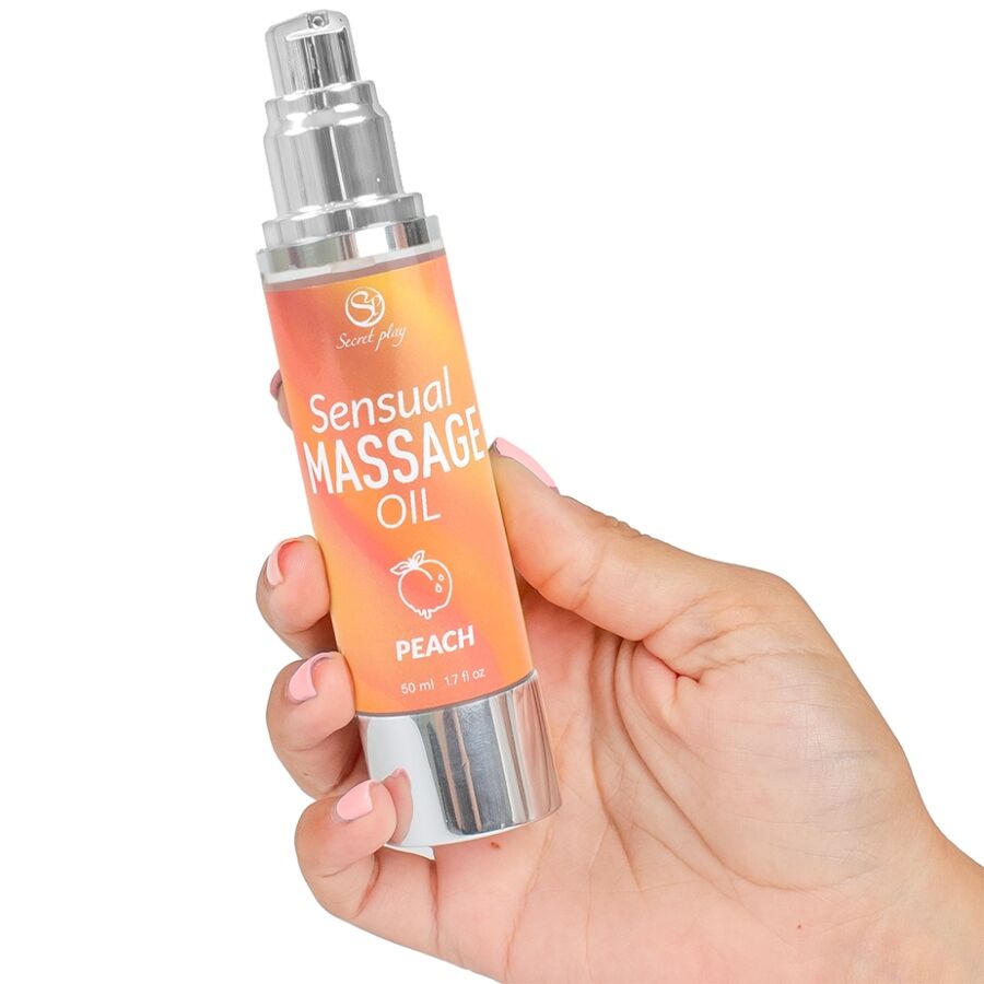 Olio da Massaggio Erotico Secretplay — Profumo Pesca