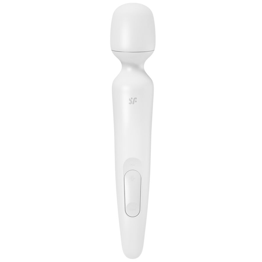 Vibratore Wand Satisfyer Wand-erland — 50 Modalità, Bianco