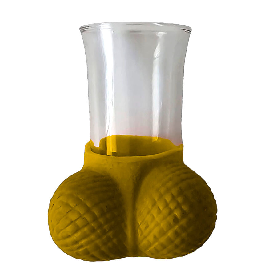 Bicchiere da Shot Oro Metallizzato Diablo Picante — Party Adulti