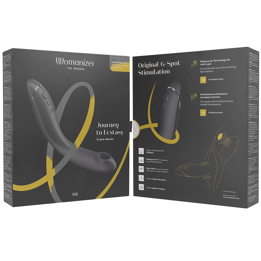 Vibratore Punto G Womanizer OG — Pleasure Air, Ardesia