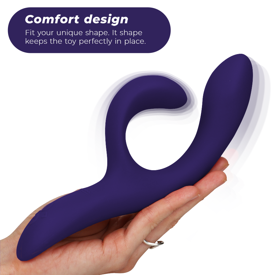 Vibratore Rabbit We-Vibe Nova 3 — Punto G e Clitoride, Blu Notte