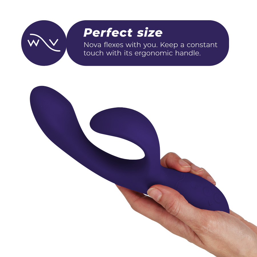 Vibratore Rabbit We-Vibe Nova 3 — Punto G e Clitoride, Blu Notte