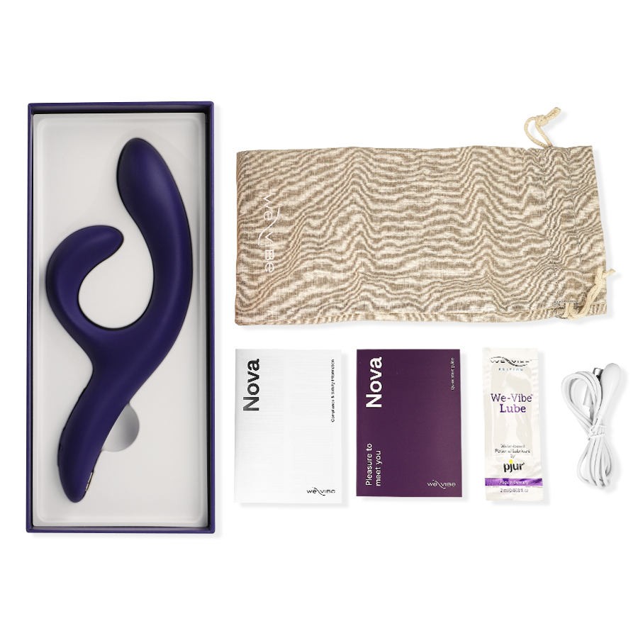 Vibratore Rabbit We-Vibe Nova 3 — Punto G e Clitoride, Blu Notte