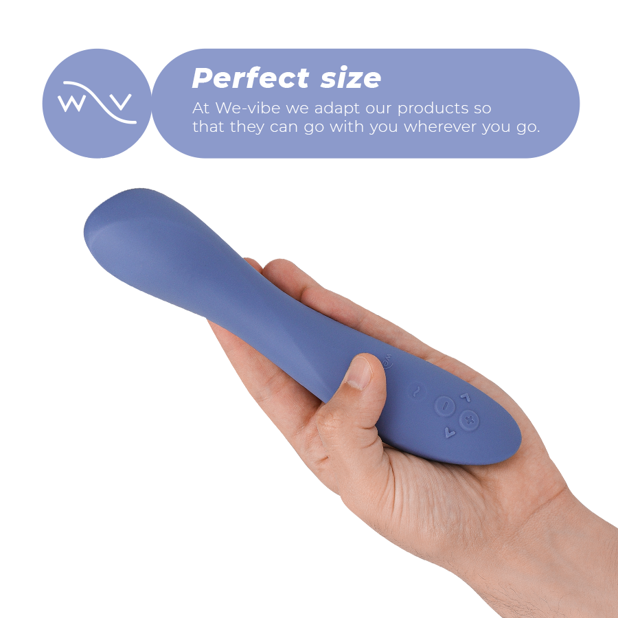Vibratore Punto G We-Vibe Rave 2 — Silicone, Blu