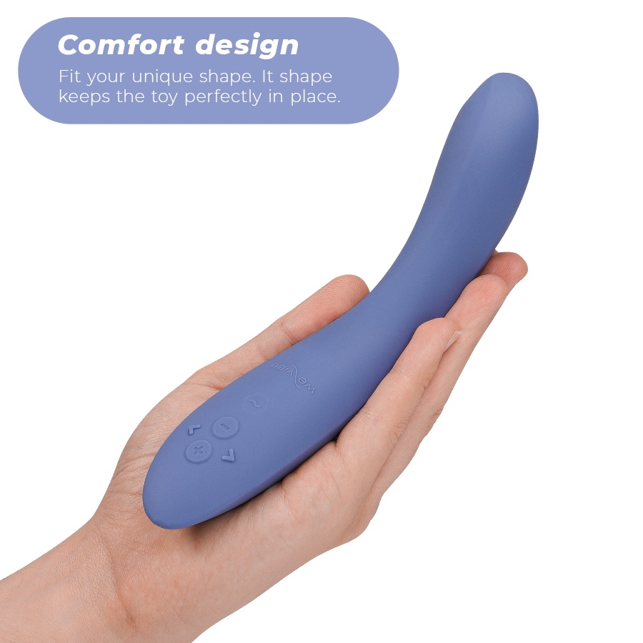 Vibratore Punto G We-Vibe Rave 2 — Silicone, Blu