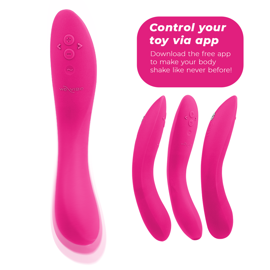 Vibratore Punto G We-Vibe Rave 2 — Silicone, Rosa