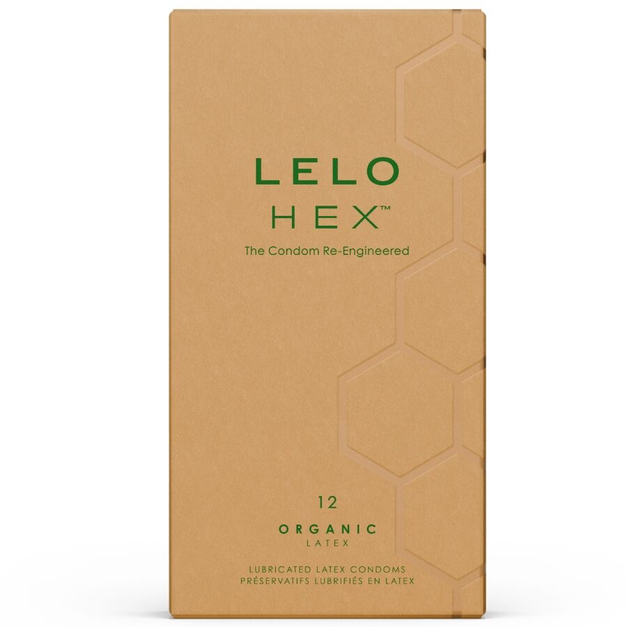 Preservativi in Lattice Biologico LELO Hex Organic — 12 pz