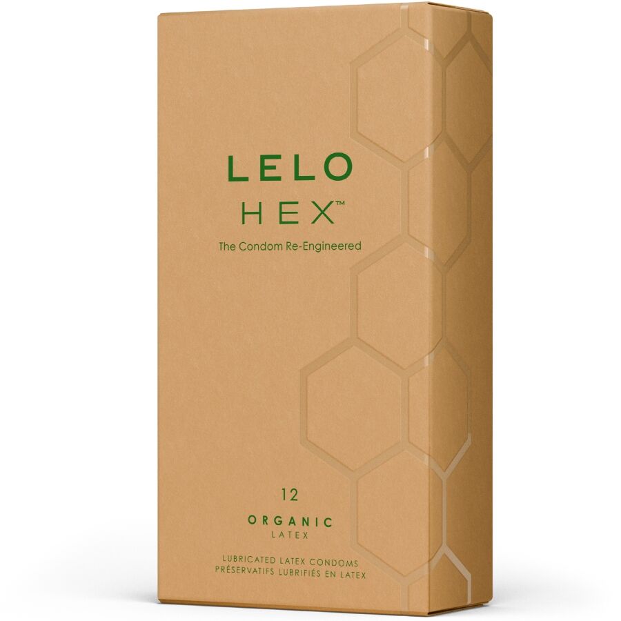 Preservativi in Lattice Biologico LELO Hex Organic — 12 pz