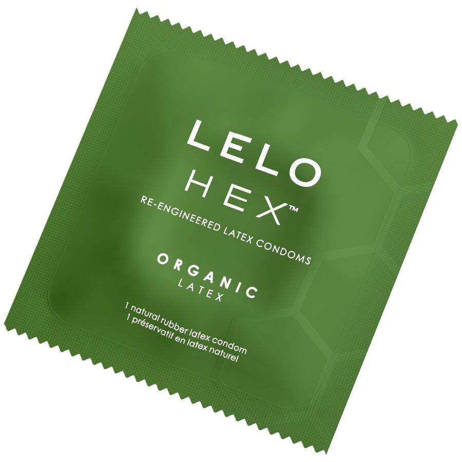 Preservativi Organici con L-Arginina Lelo Hex — 36 Unità