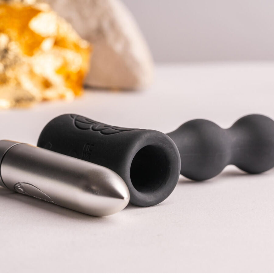 Plug Anale a Perline Vibrante Rocks-Off Petite Sensations Pearls