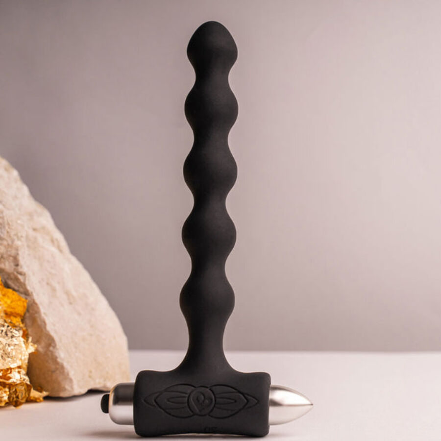 Plug Anale a Perline Vibrante Rocks-Off Petite Sensations Pearls