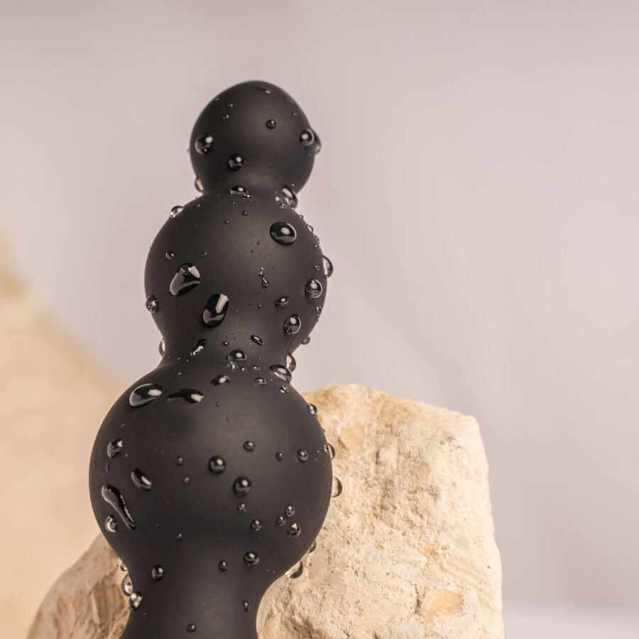 Plug Anale Vibrante Rocks-Off Petite Sensations Bubbles — Nero