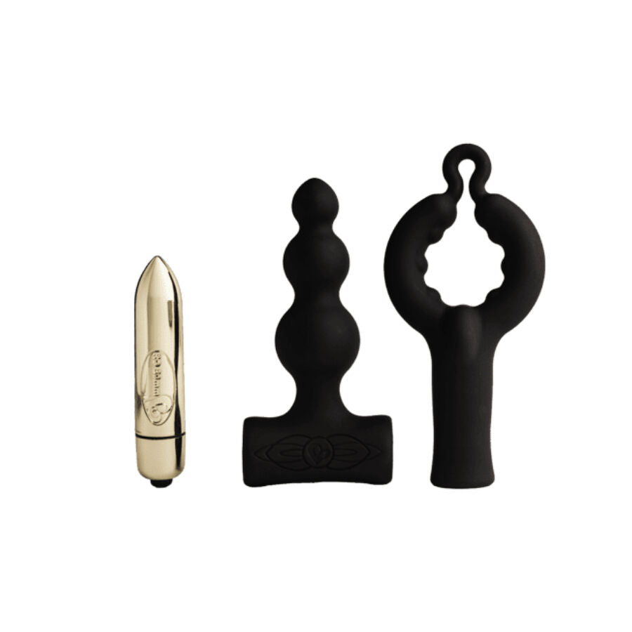 Plug Anale Vibrante Rocks-Off Petite Sensations Bubbles — Nero