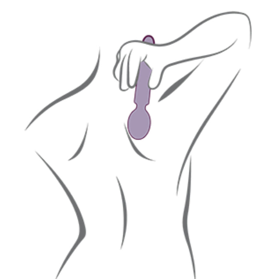 Vibratore Wand Flessibile Rocks-Off Oriel — Ricaricabile, Fucsia