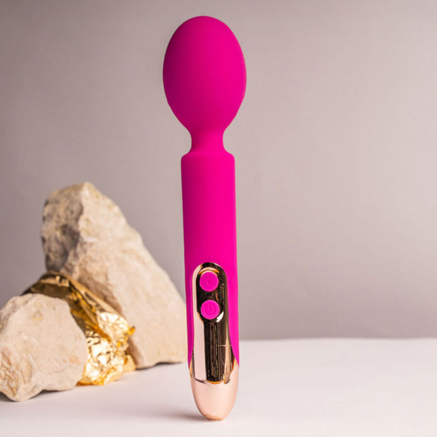 Vibratore Wand Flessibile Rocks-Off Oriel — Ricaricabile, Fucsia