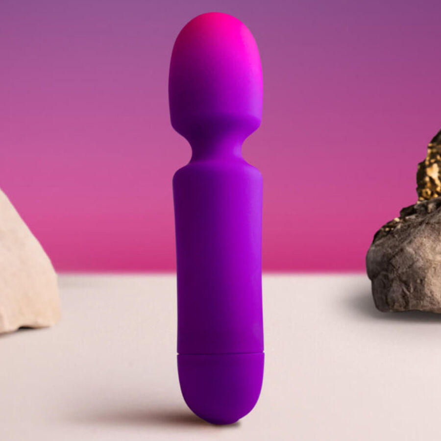 Vibratore Wand Mini Rocks-Off Glo-Girl — Silicone, 10 Modalità