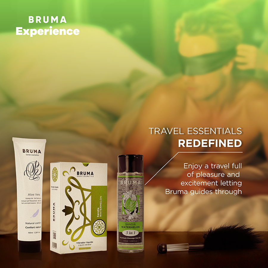 Kit Erotico Aromatizzato Bruma Xperience — Anguria, 4 Pezzi