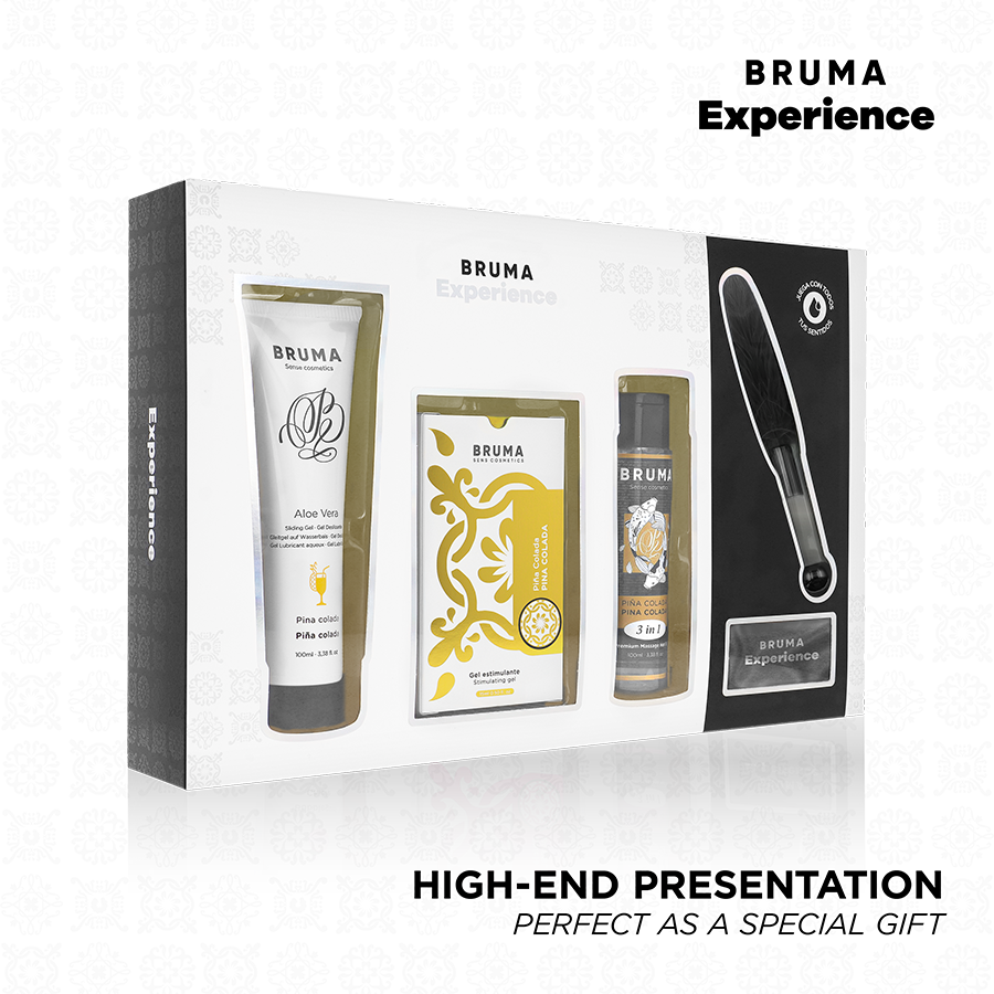 Kit Erotico Pina Colada Bruma Xperience — Lubrificante e Gel
