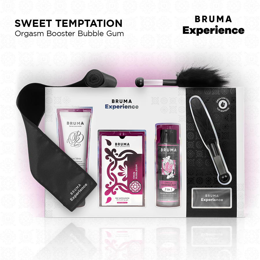 Kit Erotico Stimolante Bruma Xperience Sweet Gum — 5 Pezzi