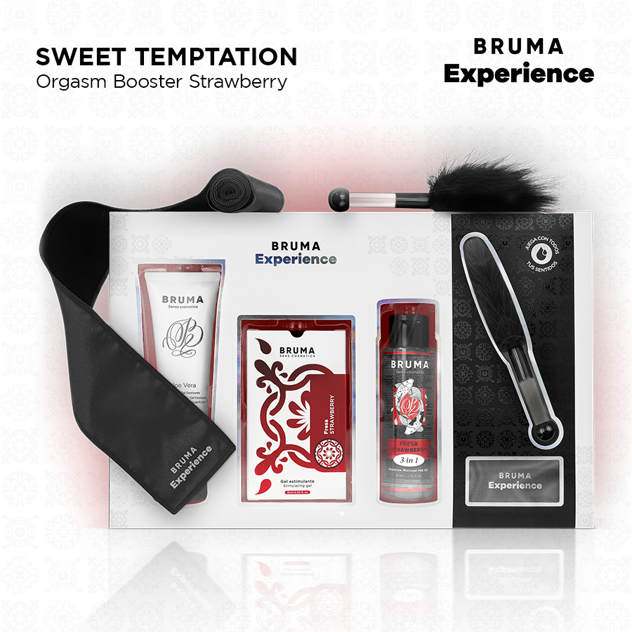 Kit Erotico alla Fragola Bruma Xperience — Gel, Lubrificante, Olio