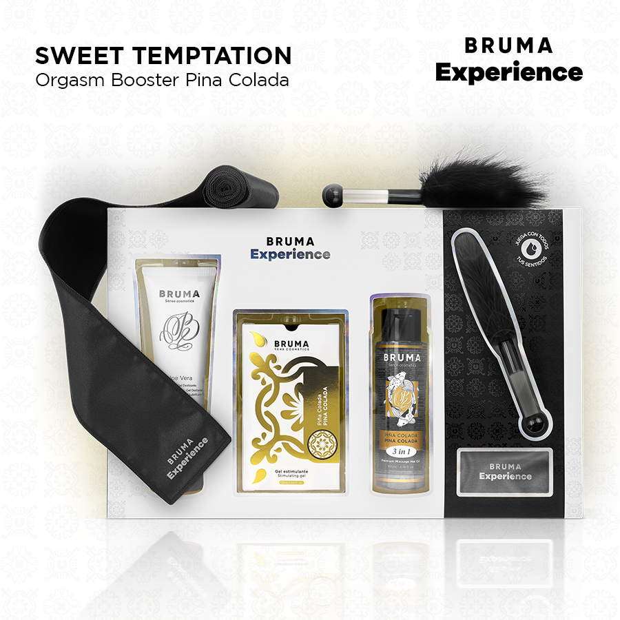 Kit Erotico Pina Colada Bruma Xperience — Lubrificante e Gel