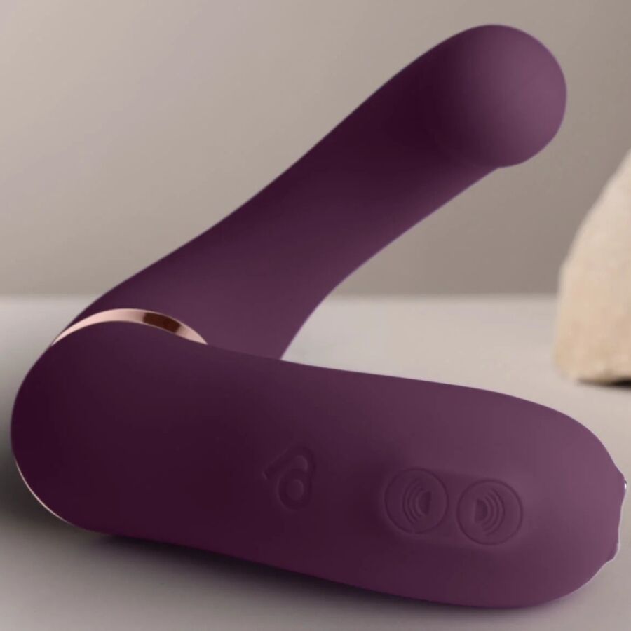 Vibratore Rabbit Rocks-Off Gemini — Punto G e Clitoride, Viola