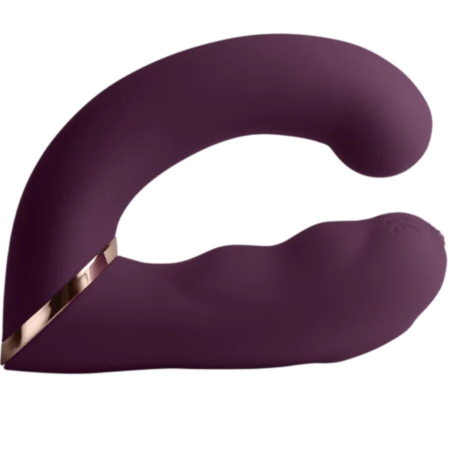Vibratore Rabbit Rocks-Off Gemini — Punto G e Clitoride, Viola