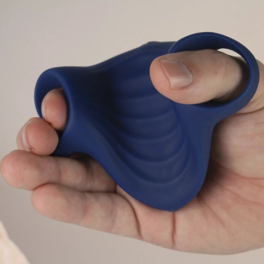 Masturbatore Flessibile Rocks-Off Palm Blue — Silicone Medicale